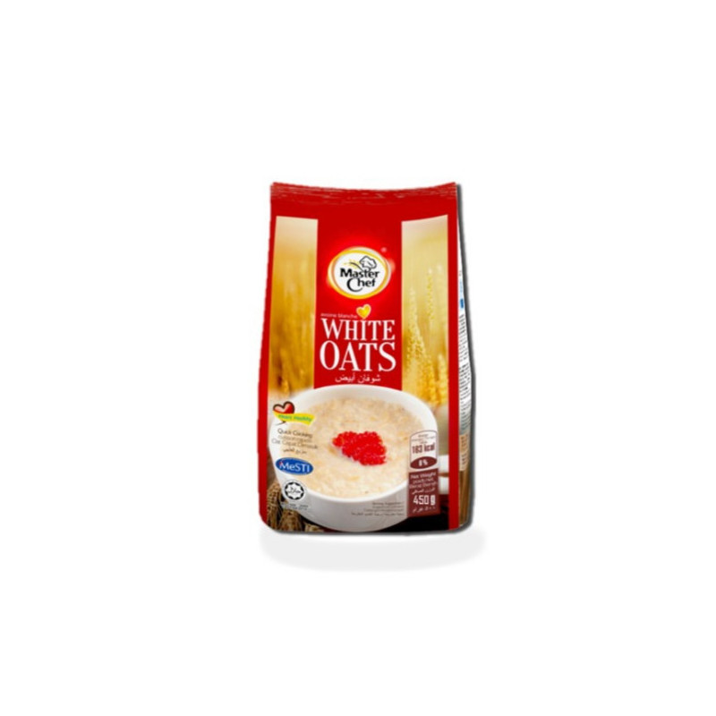 Masterchef Emping Oats Putih Cepat Dimasak,  450g sisi hadapan