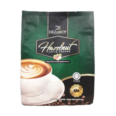 Hazelnut Latte Coffee 35g x 15 sachets