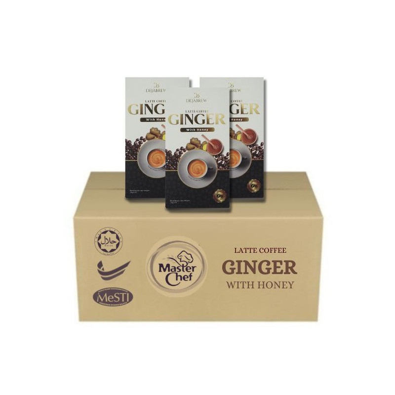 Dejabrew Ginger Latte Coffee with Honey (carton)
1 carton - 8 boxes